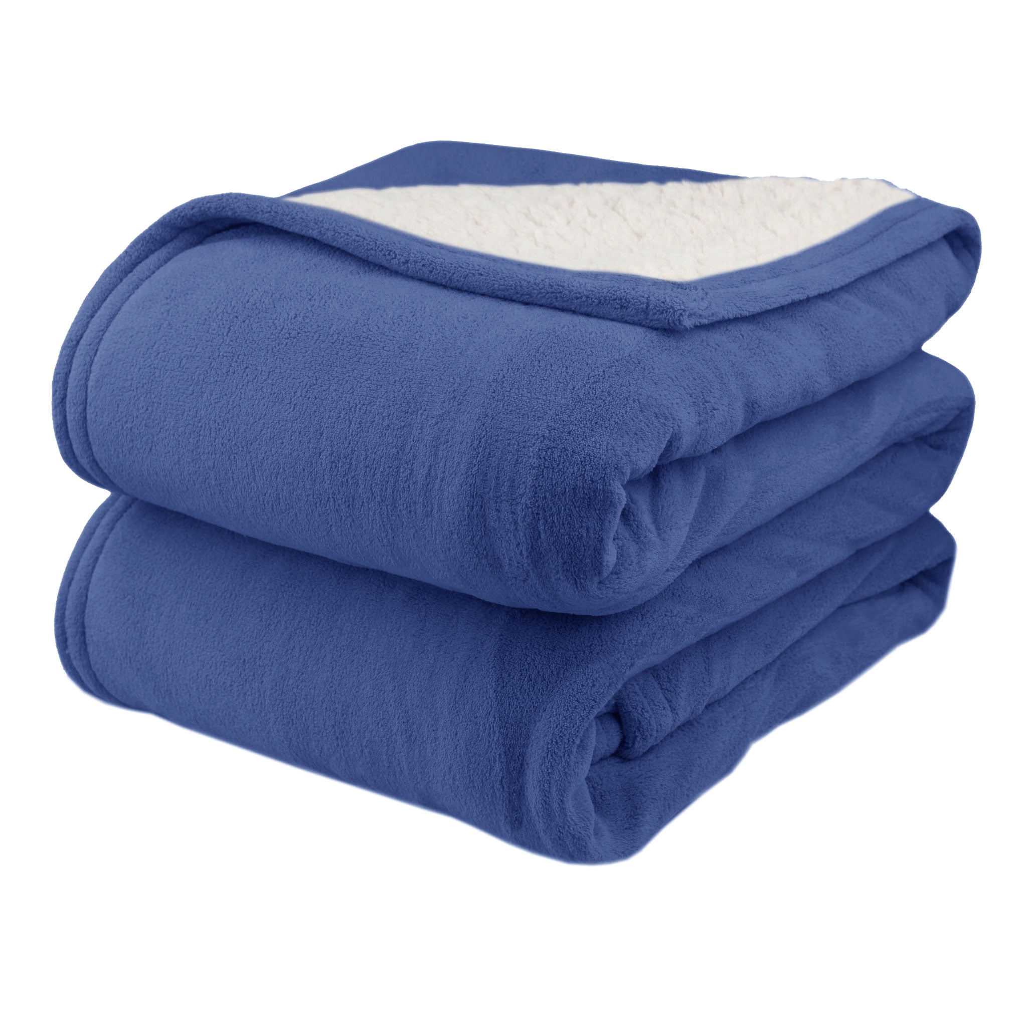 Pure Warmth MicroPlush Sherpa Electric Heated Warming Blanket
