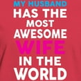 thumbnail image 3 of CafePress - My Husband Has The Most Awesome Wife In The World - Women's Traditional Fit Dark T-Shirt, 3 of 4