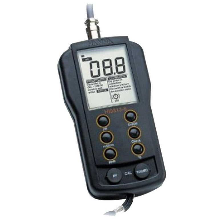 Hanna Instruments Grochek pH/EC/TDS/C Portable Meter w/ Cal