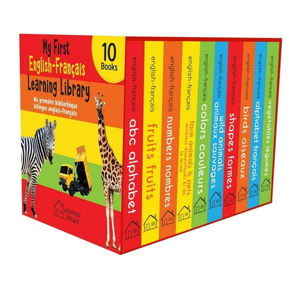 My First English-Français Learning Library (Ma Première Bibliothèque Bilingue Anglais-Français): Boxset of 10 English, (Paperback)