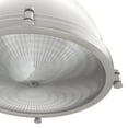 thumbnail image 4 of Hunter - Bridgemoor 3-light Brushed Nickel, Medium Size Pendant Light, Dimmable, Industrial Style, Dome Shaped, for Bedrooms, Dining, Living Rooms - 19101, 4 of 9