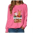 thumbnail image 6 of Towmus Women Christmas Sweatshirts Casual Crewneck Long Sleeve Fall Pullover Tops Xmas Graphic Sweatshit, 6 of 6