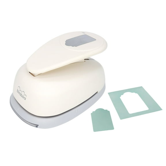 Bira Craft 3.5 inch Price Tag 1 Lever Action Extra Large Craft Punch for Paper Crafting Scrapbooking(3.5 inch Tag Punch measured diagonally)