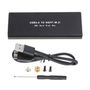 CIYISON Aluminum USB 3.0 to for M.2 SATA NGFF SSD Enclosure Adapter, External SATA Based for M.2 Solid State Drive Enclosure Rea