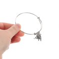 thumbnail image 3 of Music Bracelet for Women Drummer's Wristwear Silver Metal, 3 of 5