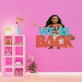 thumbnail image 3 of Children We're Back Adorable Cartoon Wall Decal Decoration Moana Cute Beautiful Moana Kids Movie Character Moana Lasts Years and Easily Removable - Size: 30 In(W) x 27 In(H), 3 of 4