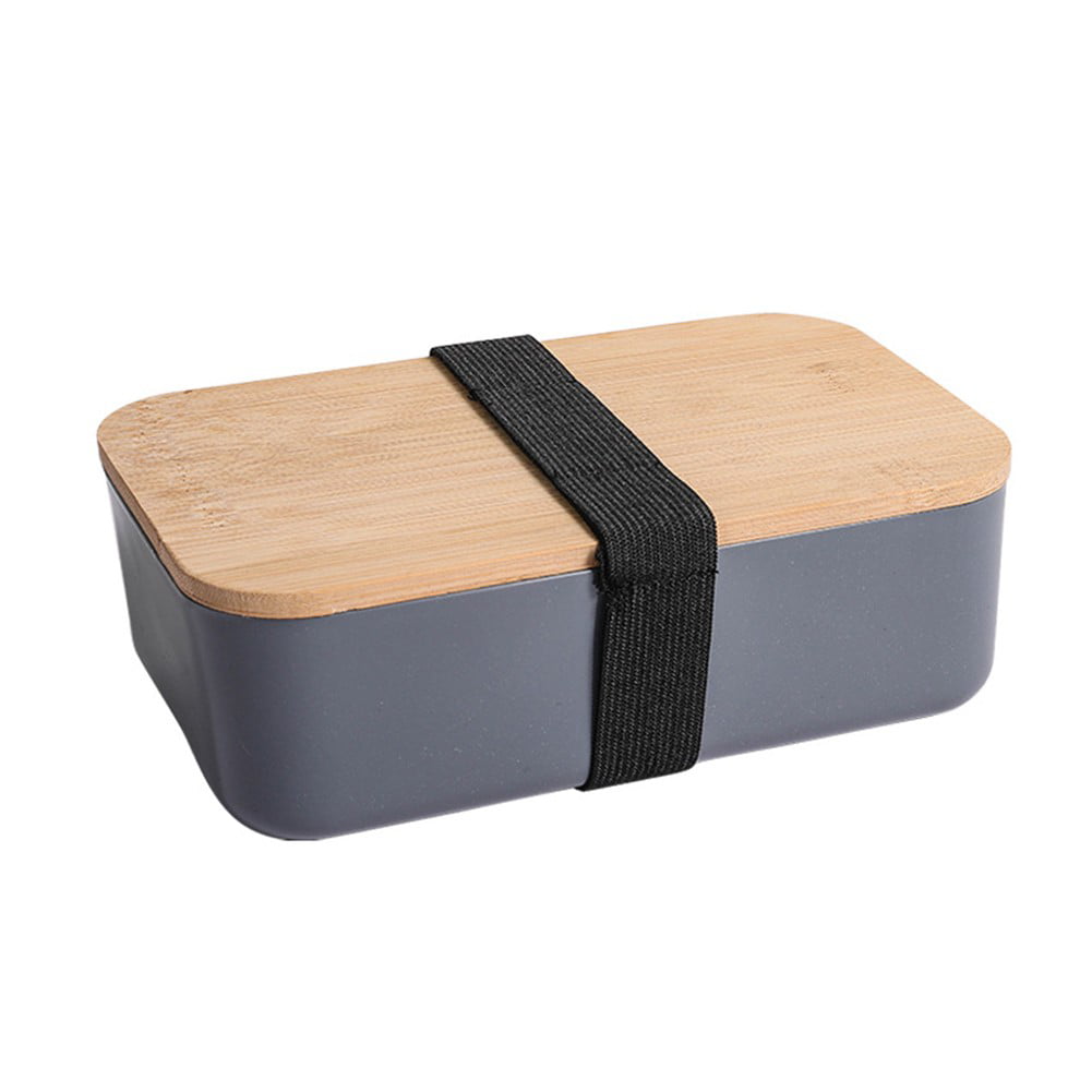 Waroomhouse 550/850ml Bento Lunch Box with Bamboo Lid Stainless Steel  Japanese Style Office Lunch Container Sushi Box for Daily Life 
