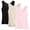 Pink#25, variant on HAJWOH Women's Thin Seamless Quick-Dry Stretch Breathable Sports Tank Tops 3-Pack