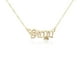 thumbnail image 5 of Collar de amistad Qarigey Doce signos del zodiaco Libra oro, 5 of 6