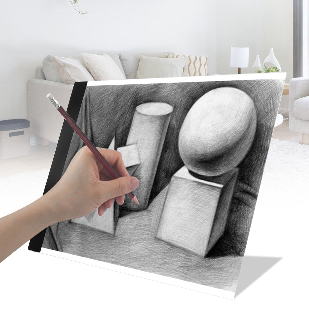 Ergonomically Designed Stand For Optimal Viewing, Ultra-Thin Design Rechargeable A4 Led Light Pad, Lightweight Acrylic Surface With Adjustable Brightness For Fabric Design And