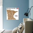 thumbnail image 2 of Minnesota County Map, Unframed Art Print Wall Art by malachy120 Sold by Art.Com, 2 of 4