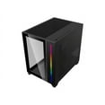 DIYPC ARGBQ10BK Black USB3.0 ATX Mid Tower Gaming Computer Case w