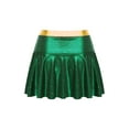 thumbnail image 6 of iiniim Womens Cheerleading Costume High School Cheer Leader Fancy Dress Outfit Uniform Tops Skirt Green M, 6 of 7