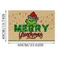 BUYHO Grinch Decoration Clearance Christmas Doormat, Christmas