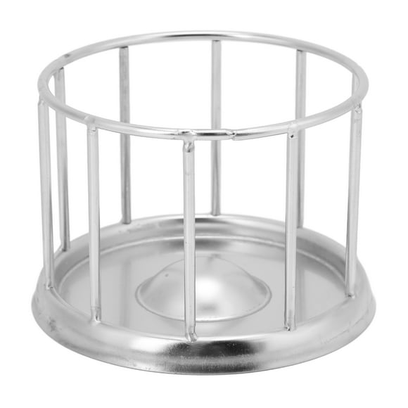 Reptile Stainless Steel Food Dish, Easy To Clean Evenly Scatter Safe Round Railing Shape Tortoise Feeding Basin  For Home For Pet Store For Lizard S,M