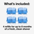 thumbnail image 3 of Cartuchos de recarga Braun Clean & Renew CCR 680 ml, paquete de 4, 3 of 8