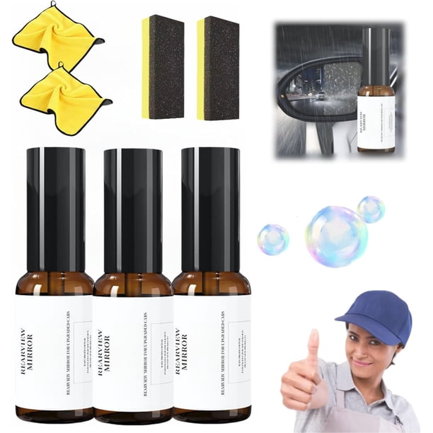 Aerosol repelente al agua para ventanas de automóviles, agente de revestimiento impermeable para vidrios de automóviles, aerosol antivaho para vidrios de automóviles y aerosol repelente al agua para e