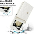 thumbnail image 5 of for Samsung Galaxy Z Flip 5 Case, Wallet Phone Case Cute Leather Case with Card Holder Crossbody Cover for Women Girls Strap Wristlet RFID Blocking Shockproof Protective Cover, White, 5 of 14