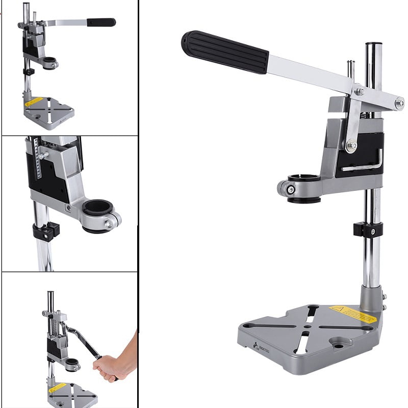 robots master Durable Compact Bench Drill Press Stand Clamp Base Frame for Electric Drills DIY Tool Press Hand Drill Holder Power Tools Accessories fit for Crafting Tooling Color : Single Hole robots master Durable Compact Bench Drill Press Stand Clamp Base Frame for Electric Drills DIY Tool Press Hand Drill Holder Power Tools Accessories fit for Crafting Tooling Color : Single Hole