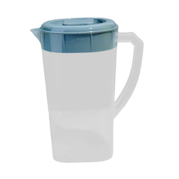 Jarra de agua, jarra de zumo para nevera, vaso reutilizable, recipiente para bebidas, Gris