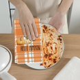 thumbnail image 4 of Fall Halloween Kitchen Towel Set of 2 Fall Pumpkin Striped Kitchen Maple Leaf Hand Towel Kitchen Dish Towel Thanksgiving Dishwashing Bathroom Hand Towel Halloween Decorations, 4 of 6