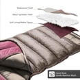 thumbnail image 4 of Degree Sleeping Bag XL for Adults Cold Weather Sleeping Bags Winter Big and Tall Large Sleeping Bags Zero Degree Camping, 4 of 7