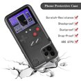 thumbnail image 4 of Funda protectora para Gameboy, carcasa retro para teléfono con juegos 3D, incluye 36 juegos clásicos, compatible con iPhone 11(Negro), 4 of 6