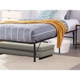 thumbnail image 2 of Foldable Metal Platform Bed Frame Mattress Foundation with Box Spring Replacement Black Twin Black, 2 of 5