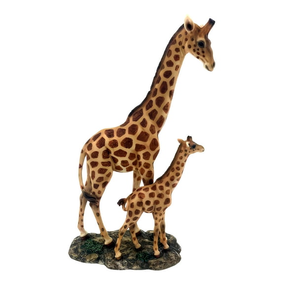 FC Design 11.75"H Giraffe with Cub Figurine Statue Sculpture Ornament Decoration Home/Room Decor and Unique Gift Ideas for Housewarming, Holidays and Birthdays