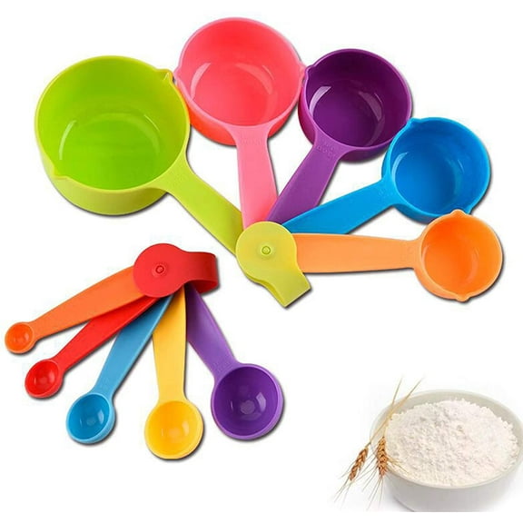 BTBS 10 Pieces  Measuring Cups and Spoons Set
