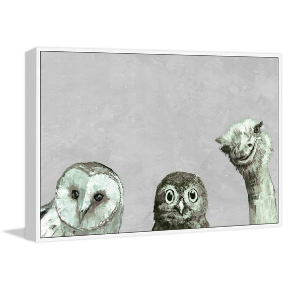 Big Eyes Close-up Floater Framed Painting Print on Canvas