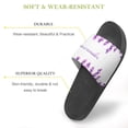 thumbnail image 3 of GZHJMY Stylish Slides for Women Men, Lavender Flowers Watercolor Natural Soft Flexible Slip-on Sandals Slippers, 3 of 7