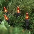 thumbnail image 3 of Northlight Mini Incandescent Halloween Lights - Orange - 20.25' Black Wire - 100ct, 3 of 6