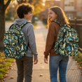 thumbnail image 3 of Kuiaobaty Shark Print Backpack for Kids 17 Inch School Backpack with Adjustable Strap Cool Boys Bookbag Daypack for School, 3 of 7