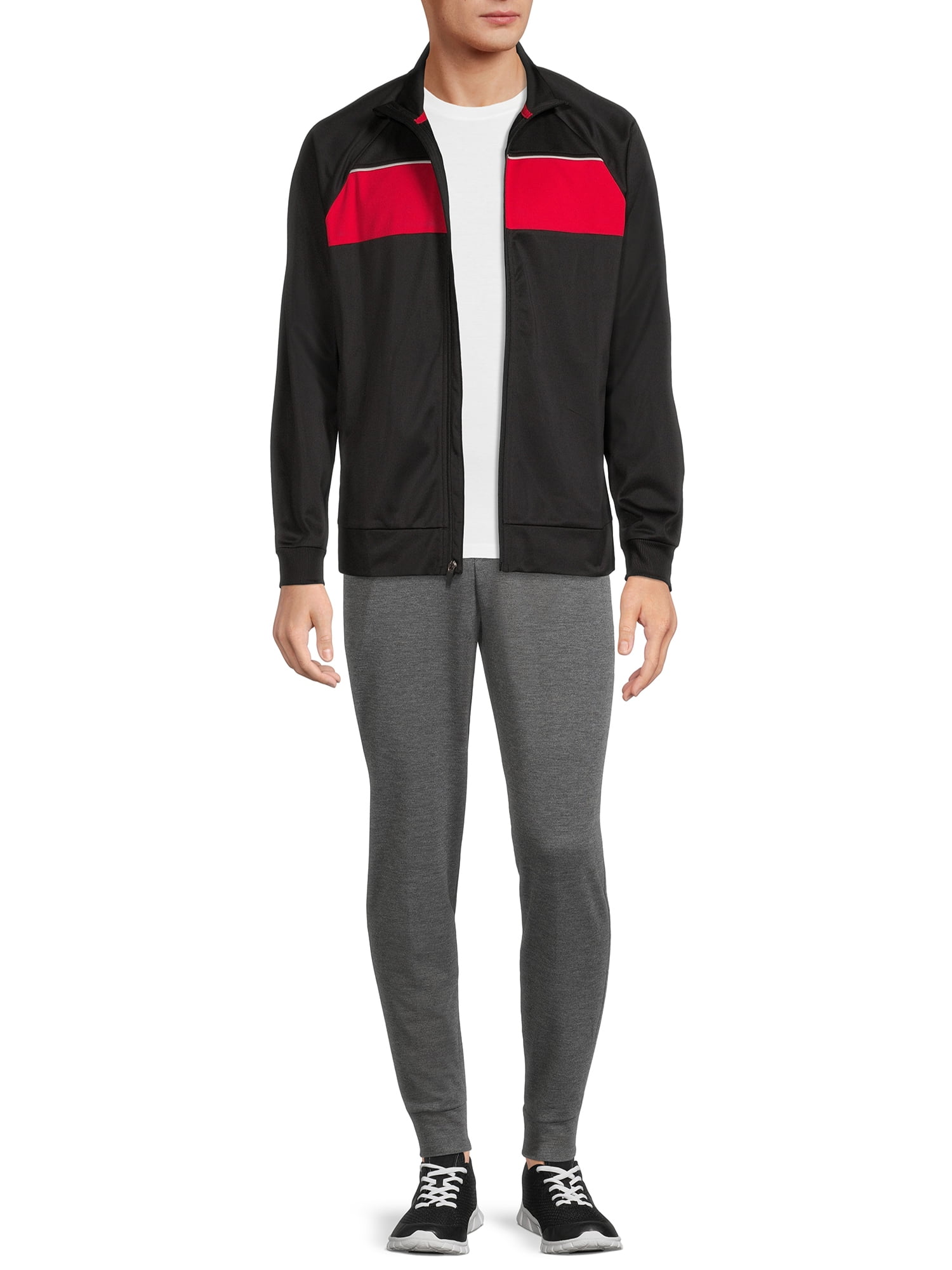 Athletic works men's training jacket cheap