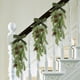 thumbnail image 1 of Guirnaldas Navideñas con Forma de Lágrima, Guirnaldas Navideñas con Forma de Lágrima, Guirnaldas Rústicas de Agujas de Invierno con Conos, Lazo de Terciopelo, Guirnaldas Artificiales Colgantes Navide, 1 of 6