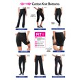thumbnail image 6 of Woman Within Plus Size Petite Stretch-Cotton Knit Pull-On Wide-Leg Leggings, 6 of 6