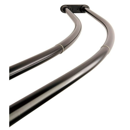 Double Curved Stainless Steel Shower Curtain Rod