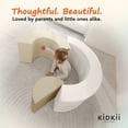 thumbnail image 6 of KIDKII Rainbow Classic Soft Foam Play Blocks, Indoor Climber Set for Toddlers, Beige, 6 of 7