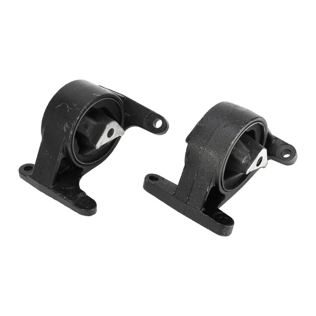 Juego de soporte de motor y transmisión Unique Bargains, soporte de motor para Jeep WJ Series Grand Cherokee 1999-2004, No.52058936AC, Negro, 1 juego