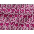 thumbnail image 4 of oneOone Viscose Jersey Fabric Leaves & Floral Block Print Fabric BTY 60 Inch Wide, 4 of 4