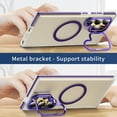 thumbnail image 6 of Clear Magnetic Case for Samsung Galaxy A15 5G, Compatible with Magsafe Slim Bumper Hybrid Protection Transparent Not-Yellowing Kickstand Phone Case for Samsung Galaxy A15, Purple, 6 of 8