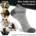 thumbnail image 5 of KOITHOT 24 Pairs Men Ankle Socks, Low Cut Comfortable Lightweight Running Socks for Men Size 6-9, 5 of 7