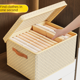thumbnail image 2 of Caja de almacenamiento de ropa, colcha, caja de almacenamiento plegable de placa dura engrosada con tapa, artefacto de almacenamiento para pantalones, almacenamiento para dormitorio doméstico, 2 of 5