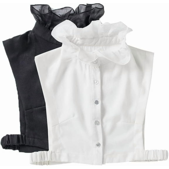 Detachable Dickey Collar Half Blouse Shirt Collar Fake Collar for Women Girl