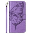 thumbnail image 4 of Motorola G Stylus 4G 2023 Case, Magnetic Folio Butterfly Patterned Wallet Case, Premium PU Leather with Wrist Strap Credit Card Holder Slots Kickstand Cover For Motorola G Stylus 4G 2023,
Lightpurple, 4 of 5