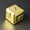 Gold, variant on Rotating Puzzle Finger Toy for Kids and Adults, Metal Fidget Block Sensory Focus Toy Cool Desk Gadgets Office Toys