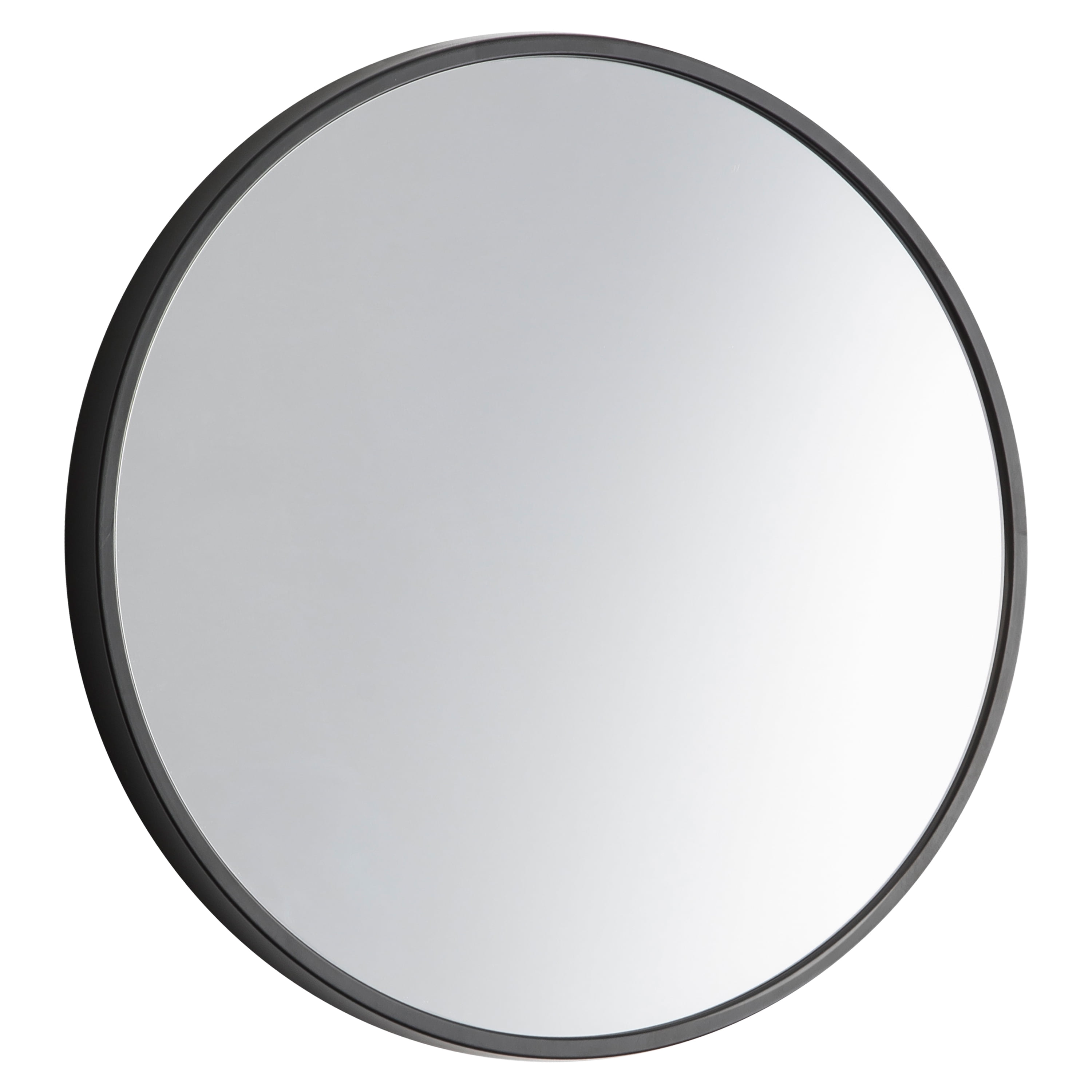 Mainstays x Black Round Small Decorative Wall Mirror for Bathroom or Living Room