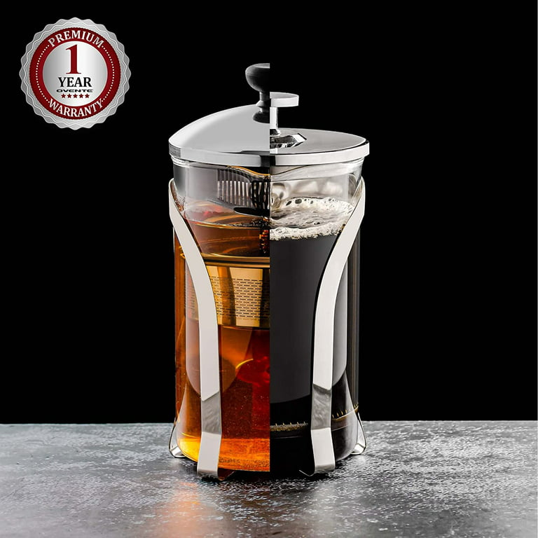 Ovente Glass Teapot with Removable Stainless-Steel Infuser