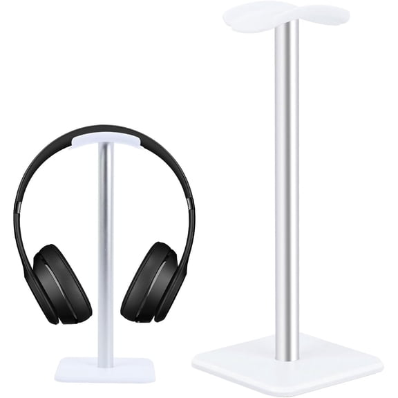 ® Headphone Stand Desktop Headset Stand Durable Gaming Headphones Holder for PC Gamer Headset Accessories White